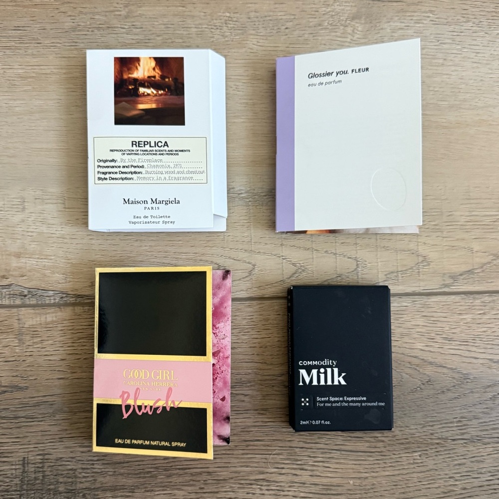 4 designer fragrance perfume samples
